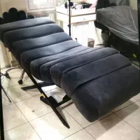 دو عددتخت اکستنشن مژه رنگ طوسی به همراه صندلی