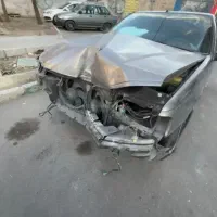 پژو پارس ۹۴ تصادفی در حال بازسازی