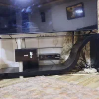 میزتلویزیون شیشه و ام دی اف