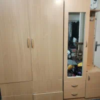 کمد لباس به همراه آینه|جاکفشی، کمد، دراور|سبزوار, قصبه اب یمین|دیوار