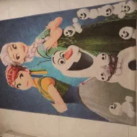 فرش اتاق کودک طرح انا و السا