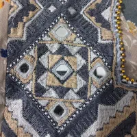 دوخت آیینه لباس بلوچی و سرتوپ