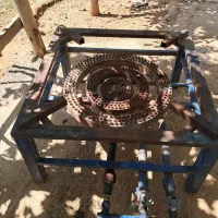 گاز بزگ سه شعله قدیمی محکم وسنگین بهترین جنس