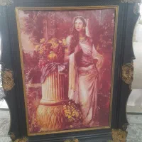 تابلو نقاشی بسیار زیبا پارچه ای