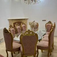 مبلمان استیل ۹نفره به همراه میزناهارخوری ۱۰نفره