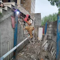 جوشکاری کل ساختمان نصب حلب و سایه روشن|خدمات پیشه و مهارت|بابل, |دیوار