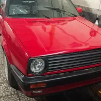 گلف 92 قرمز روغنی تمیز|خودرو سواری و وانت|ساری, |دیوار