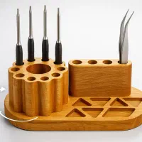 جای پیچگوشتی استند چوبی تعمیرکاران موبایل