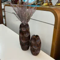 گلدان جفتی رزین گل مصنوعی کادو هدیه روز مادر زن