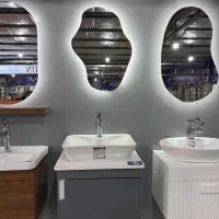 کابین روشویی پرشین سفید ساده، شیک و پرفروش