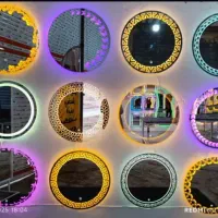 آینه بکلایت لمسی دایره ای آینه روشویی