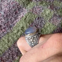 انگشتر عقیق سوسنی