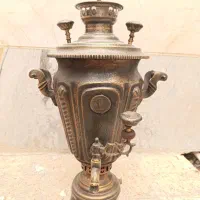 سماورذغالی کلکسیونی عتیقه نماد رضا شاه