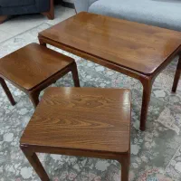 میز پذیرایی نو و دو عدد عسلی|مبلمان خانگی و میز عسلی|اصفهان, شهشهان|دیوار