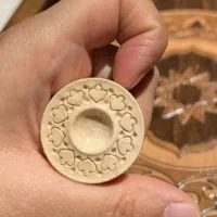 مهره تخته نرد جنس اصل چوب گردو منبت کاری شده