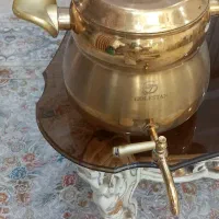 کتری استیل طلایی