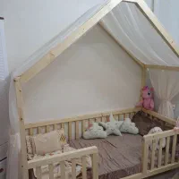 تخت چوبی سرخ پوستی|تخت و صندلی بچه|مشهد, نوید|دیوار