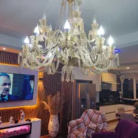 لوستر سلطنتی شیشه ای اصل ترک نو نو|لوستر و چراغ آویز|تهران, وصفنارد|دیوار