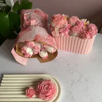 انواع باکس گل شمع دست گل هدیه