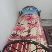 دو عدد تختخواب یک نفره فرفورژه|تخت و سرویس خواب|کرمانشاه, |دیوار