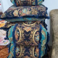 6عدد بالشت گرد 6عدد پشتی