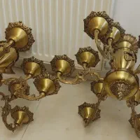 جفت لوستر برنزی اعلا ۱۲شعله