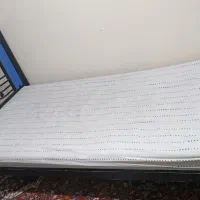 فروش تخت یک نفره اهنی با  زیر تخت