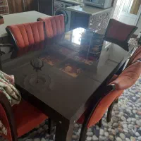 میز ناهار خوری ۶ نفره چستر|میز و صندلی غذاخوری|رشت, گیل|دیوار