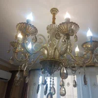 لوستر پر نور ۸ شاخه|لوستر و چراغ آویز|تبریز, |دیوار