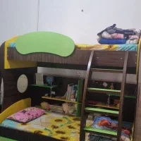 تخت خواب نوجوان چوبی