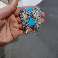 دو جفت گوشواره عروس دست ساز و یه انگشتر