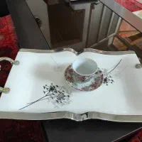 قهوه خوری گلسرخی قدیمی اصل ژاپن و دیس چینی