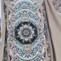 ۲تخت فرش ۹ متری قیطران گل برجسته و ۴عدد پشتی|فرش|ساوه, |دیوار