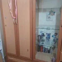 تخت نوجوان  دوطبقه وکمد mdf