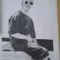 سفارش نقاشی چهره سیاهقلم سیاه قلم|تابلو، نقاشی، عکس|اهواز, نادری|دیوار