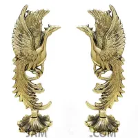 مجسمه برنجی سیمرغ