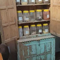 جعبه گنجه عطاری عتیقه ارسال از اصفهان|کلکسیون اشیاء عتیقه|شیراز, ترمینال باربری|دیوار