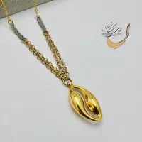فروش گردنبند طرح صدف طلای ۱۸ عیار اجرت ۳٪|جواهرات|شیراز, سینما سعدی|دیوار
