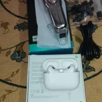 سه دستگاه ایرپاد ایفونی و اصلاح سر و فن گیمینگ...