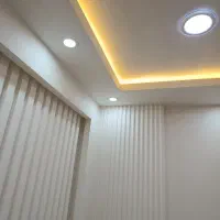 گچکاری و لکه گیری ابزار نور مخفی