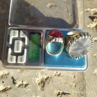 دو عدد انگشتر شجر و یاقوت