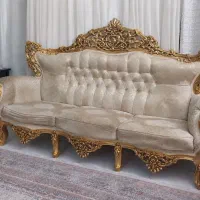 مبل استیل سلطنتی تمام چوب راش|مبلمان خانگی و میز عسلی|تهران, استاد معین|دیوار