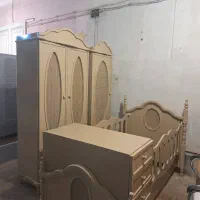 تختخواب ملیسا%از جنس چوب گرجستان% اقساط 6ماهه|اسباب و اثاث بچه|فیروزکوه, |دیوار