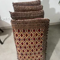 دوجفت پشتی دست بافت ترکمن|پشتی|شیراز, کوی وحدت|دیوار