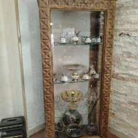 کمد ویترین چوبی نو نو
