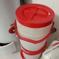 دبه های پلاستیکی|ظروف نگهدارنده، پلاستیکی، یک‌بارمصرف|قم, شهرک سازمان آب|دیوار