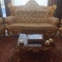 مبل سلطنتی در حد نو منبت کاری ۹ نفره