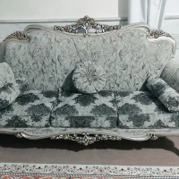 مبل استیل سلطنتی ۹ نفره شیک|مبلمان خانگی و میز عسلی|قم, آزادگان|دیوار