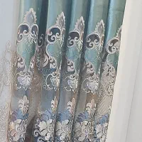 دوعدد پرده پانچ هندی|پرده، رانر، رومیزی|تهران, جوادیه|دیوار