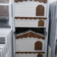 تخت دوطبقه فلزی مدل کلبه|تخت و سرویس خواب|تربت‌حیدریه, کاشانی|دیوار